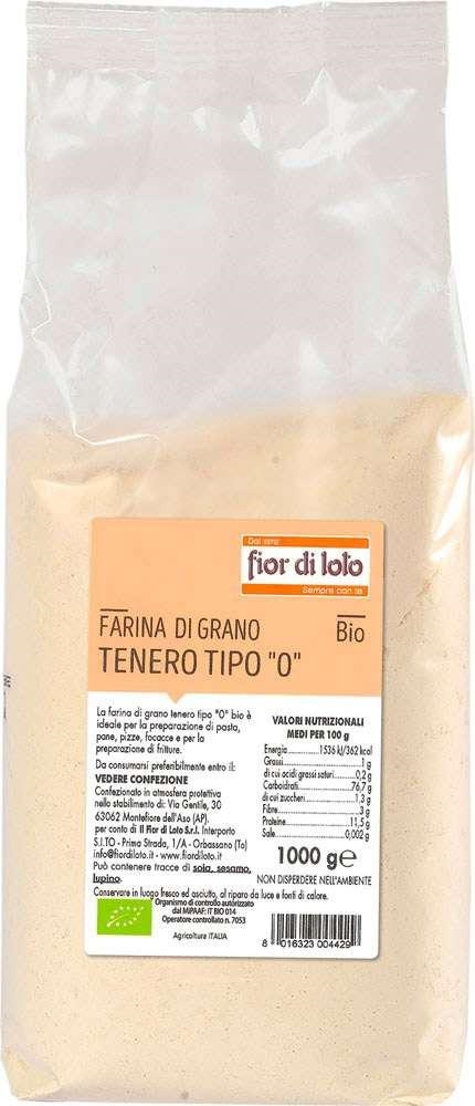 FARINA DI GRANO TENERO TIPO 0 1KG