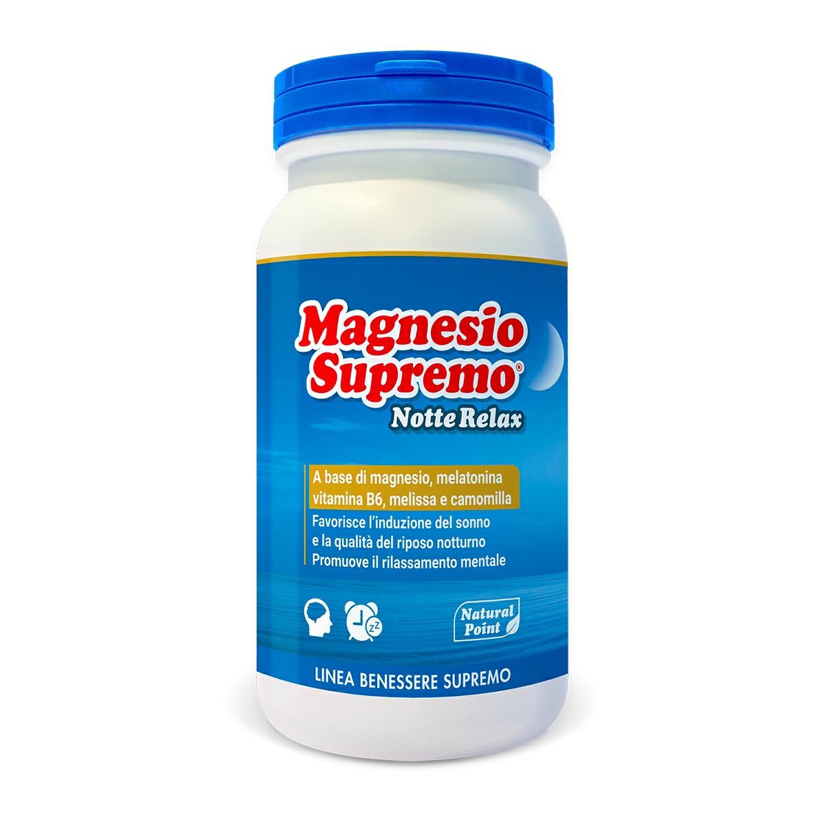 MAGNESIO SUPREMO NOTTE RELAX 150 GR NATURAL POINT